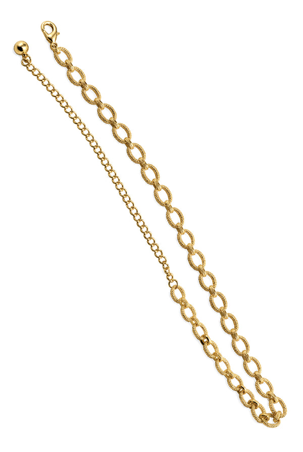 Cinturón Textured Chain