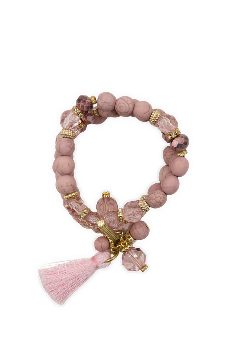 Pulsera Pink Tassel