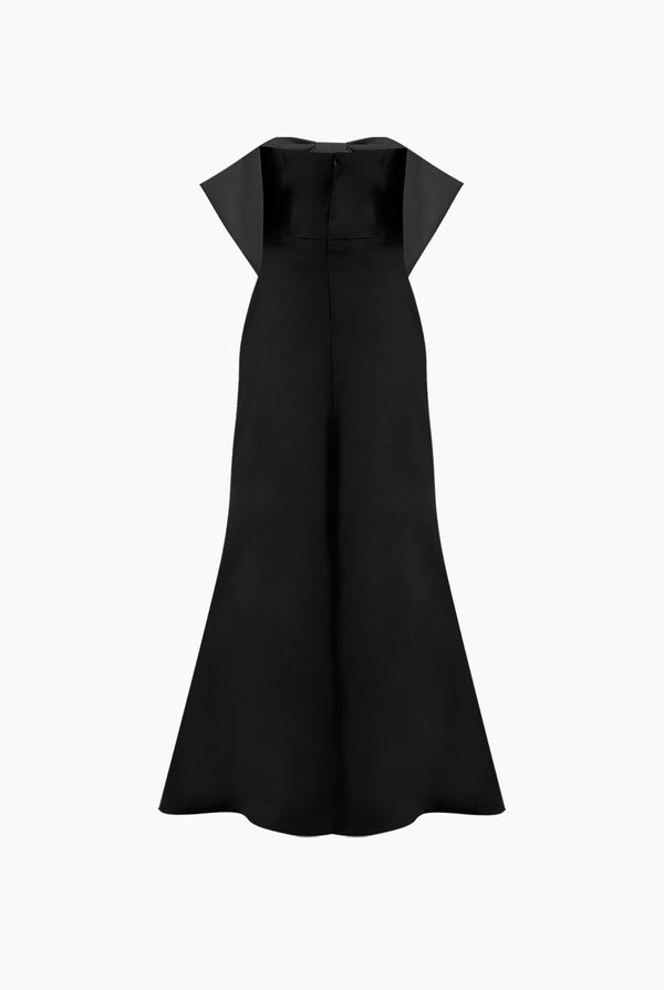 Vestido strapless tipo sirena