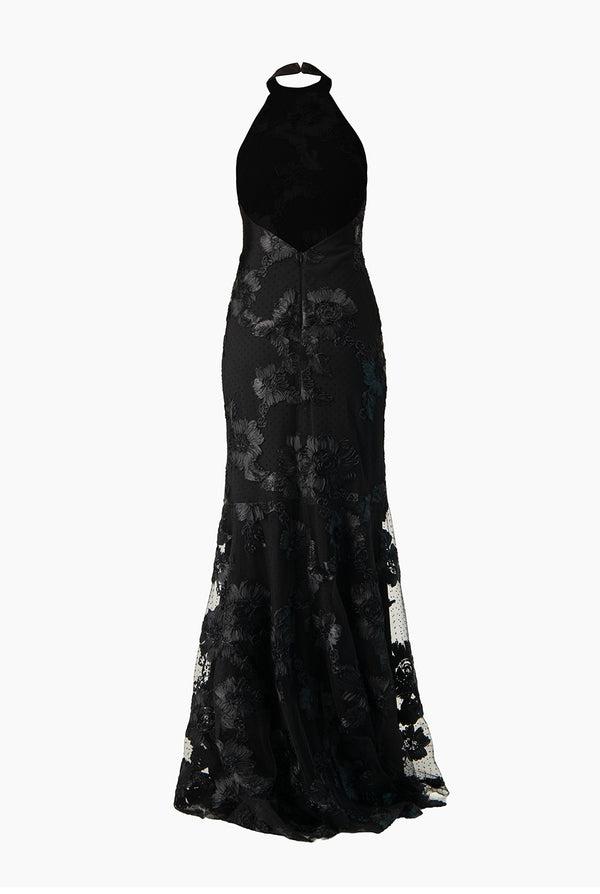 Vestido largo espalda abierta