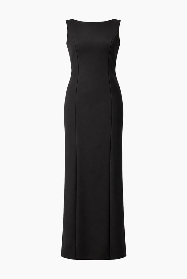 Vestido Couture de noche negro