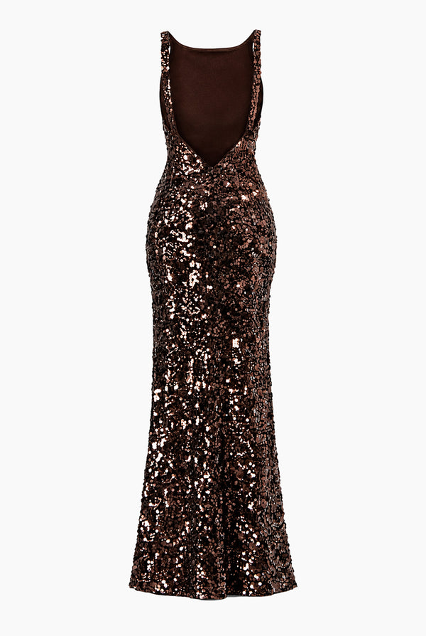 Vestido Couture cuello halter