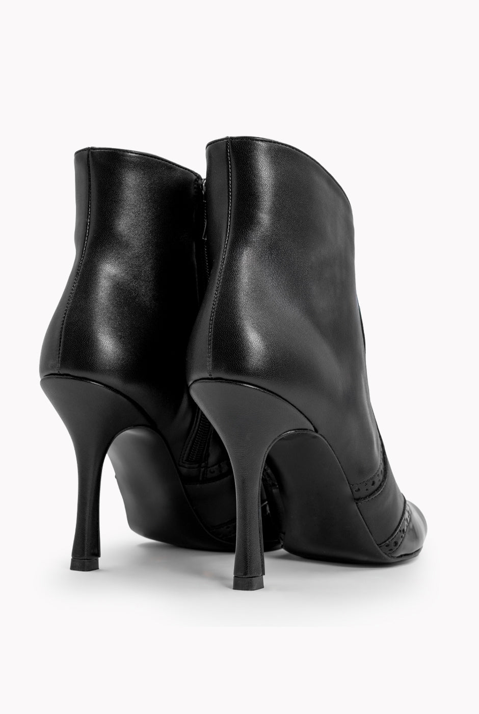 Botín Black Pleather