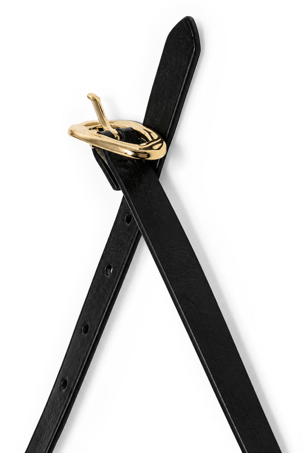 Cinturón Black Pleather
