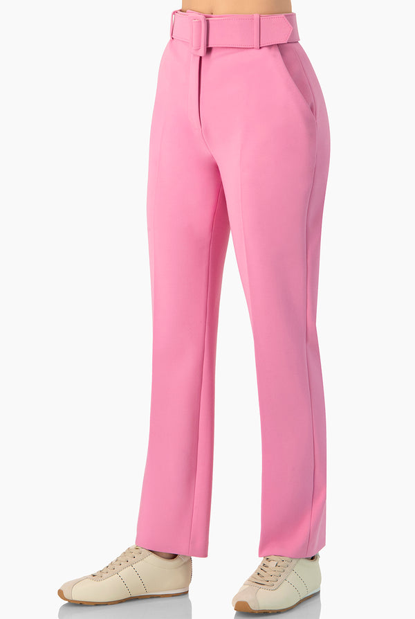 Pantalon sastreado con cinturon