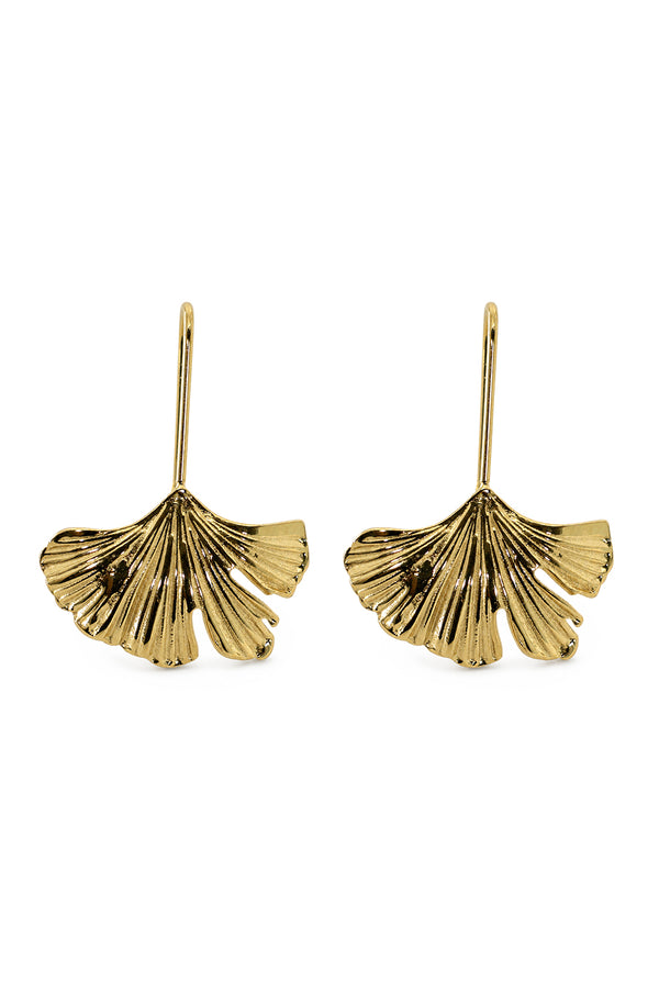 Aretes Golden Leaf