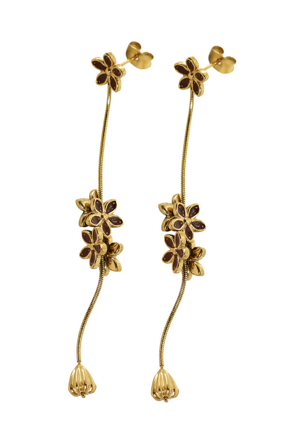 Aretes Drop Flowers