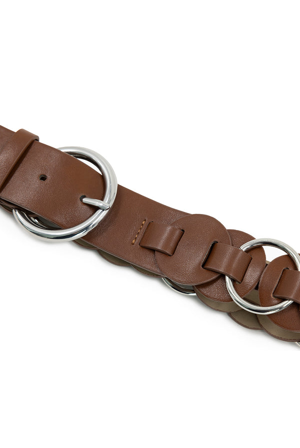 Cinturón Braided Brown