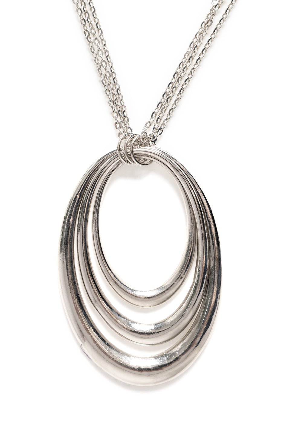 Collar Silver Hoops