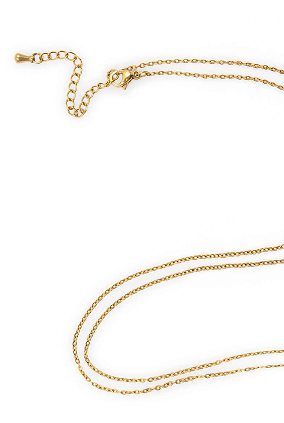 Collar de aro dorado y cuentas verdes