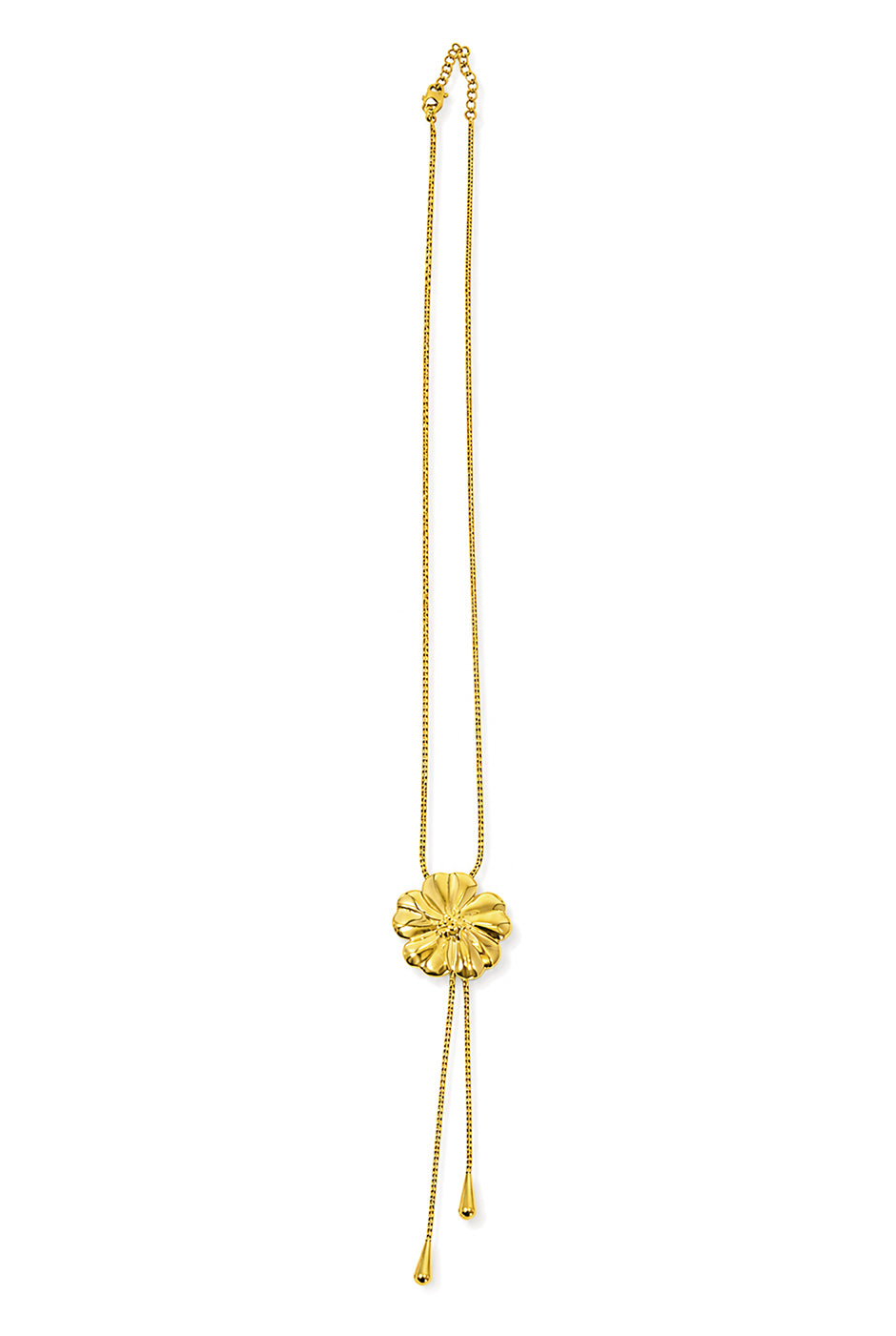 Collar Golden Flower con colgante de flor dorada