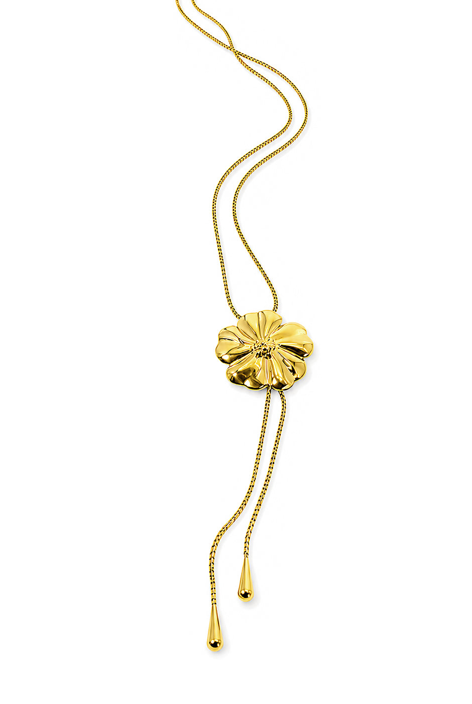 Collar Golden Flower con colgante de flor dorada