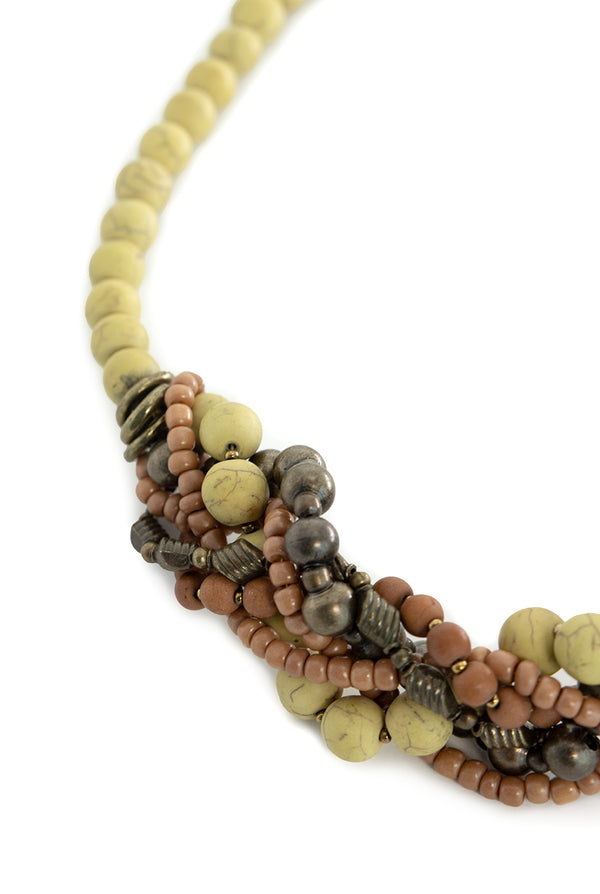 Collar Braided Beads