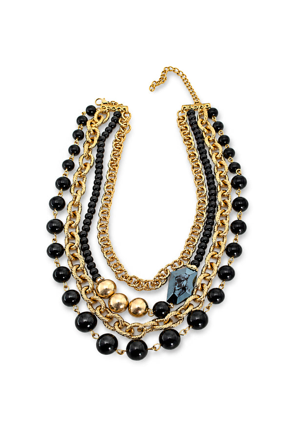 Collar Golden Black