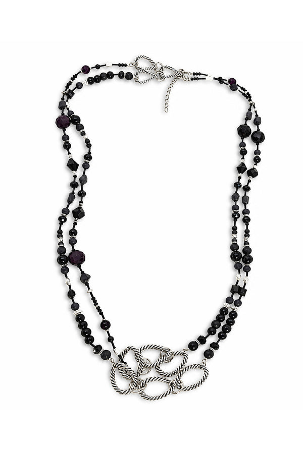 Collar Silver Black