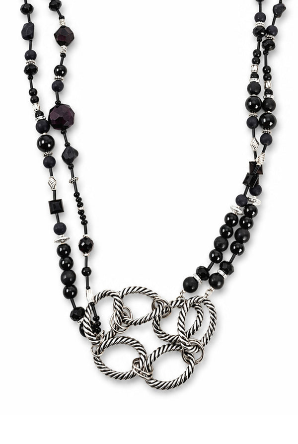Collar Silver Black