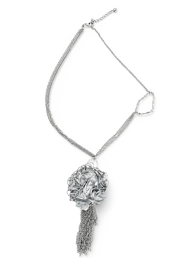 Collar Silver Mesh