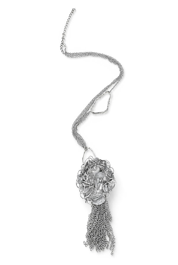 Collar Silver Mesh