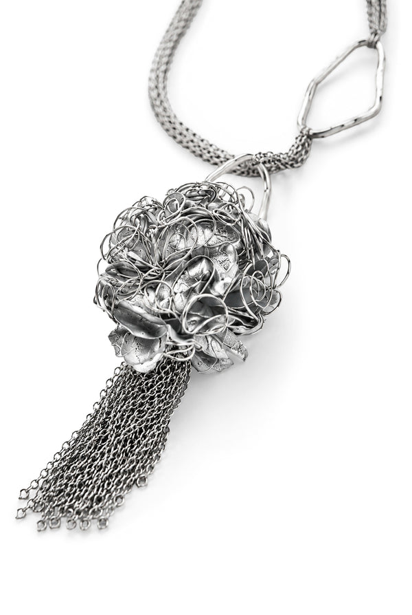 Collar Silver Mesh
