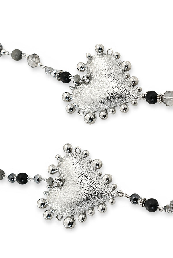Collar Metallic Hearts