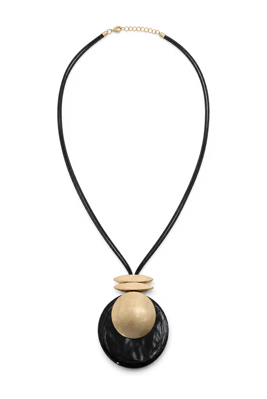 COLLAR WOOD MEDALLION