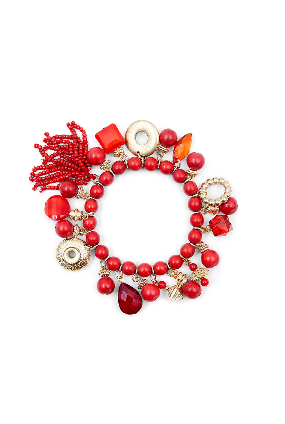 Pulsera Boho Red