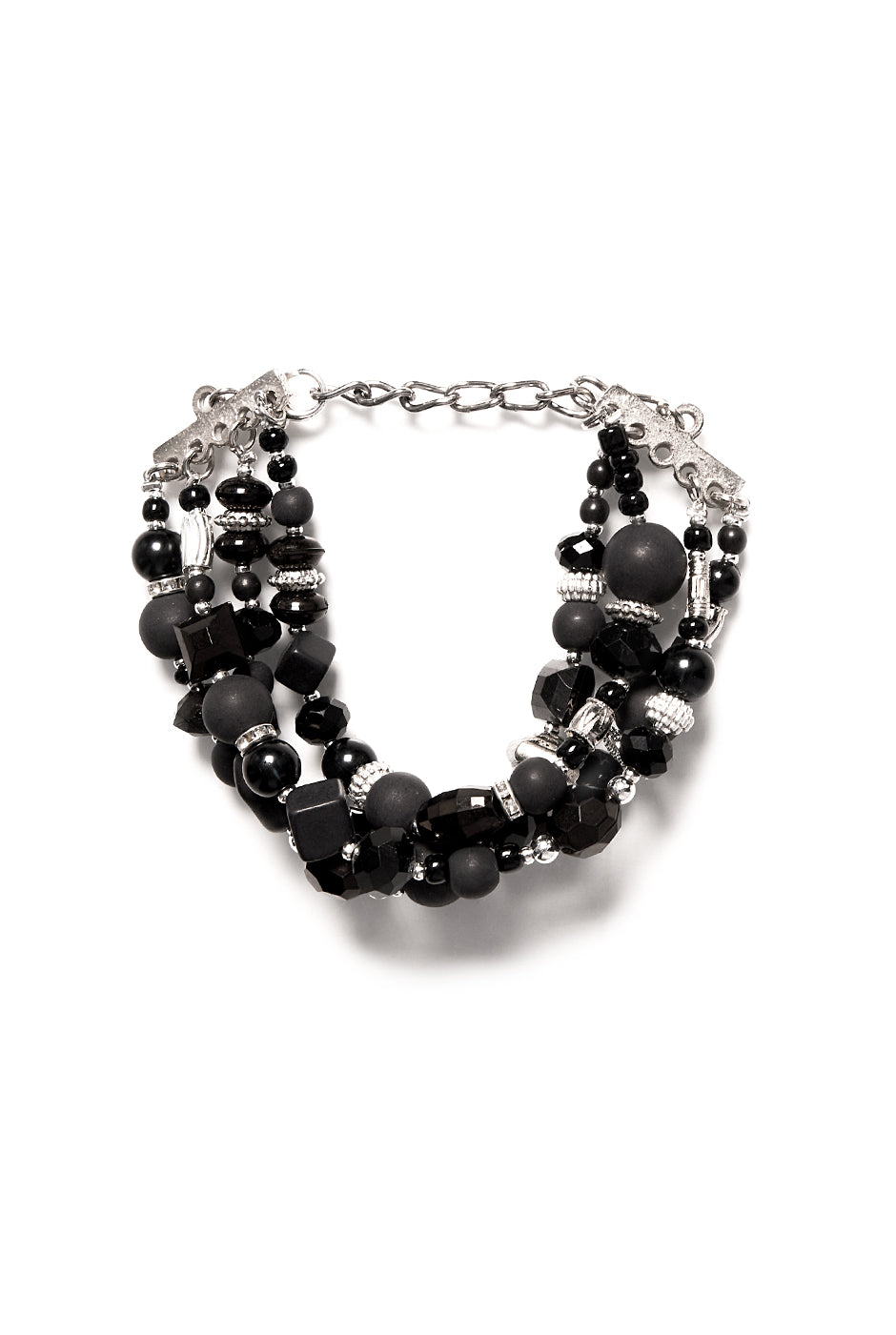 Pulsera Silver Black