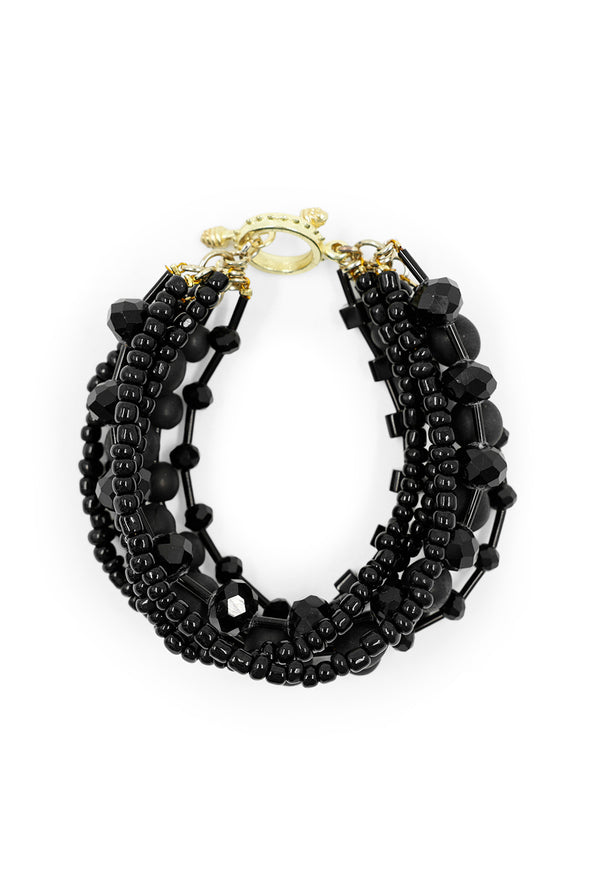 Pulsera Black Beads