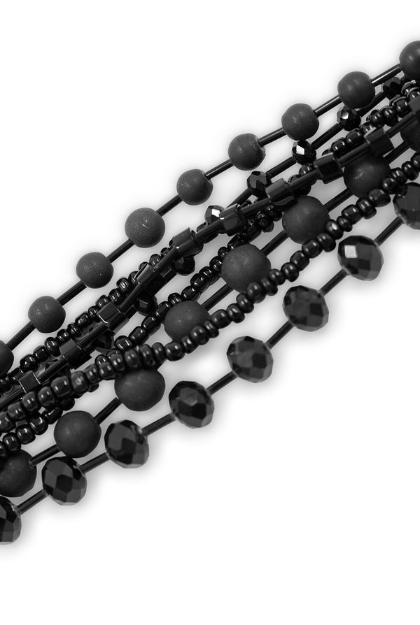 Pulsera Black Beads