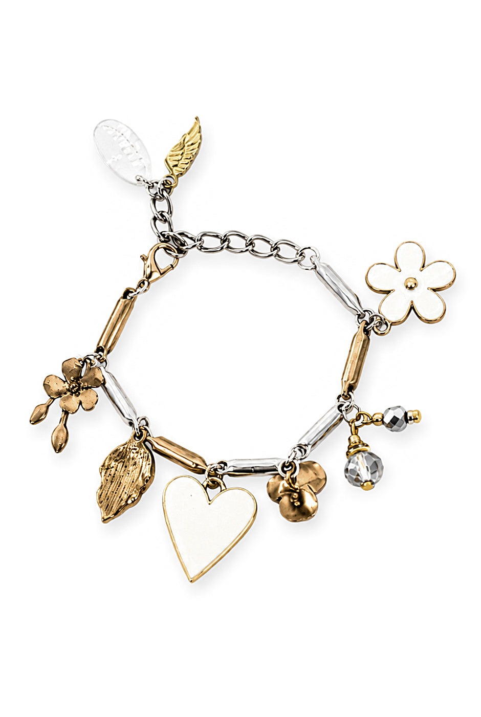 Pulsera Mix Charms con dijes multicolor y broche ajustable