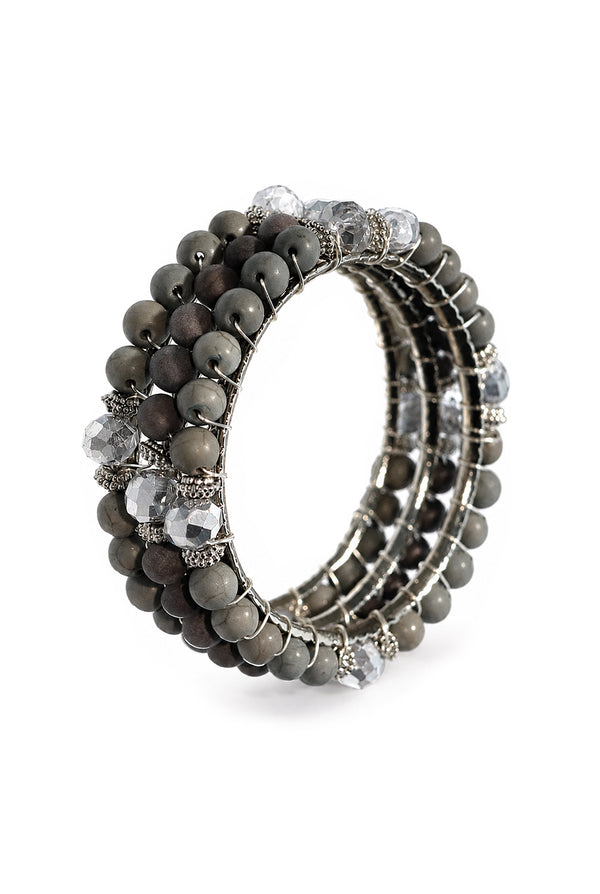 Set Grey Bracelets