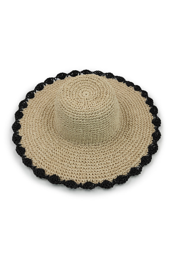 Sombrero Borde Crochet