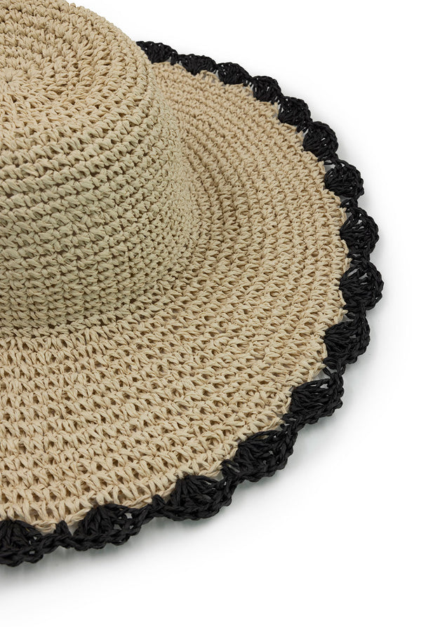 Sombrero Borde Crochet