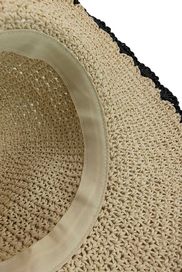 Sombrero Borde Crochet
