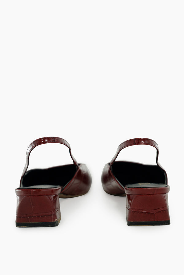Zapato Mary Jane Croco