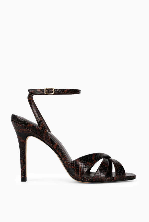 Sandalia Snake Print