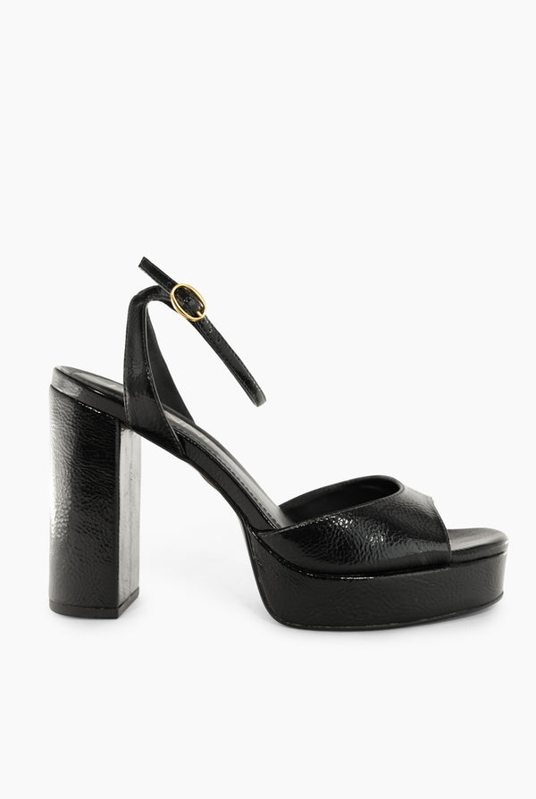 Sandalia Glossy Black