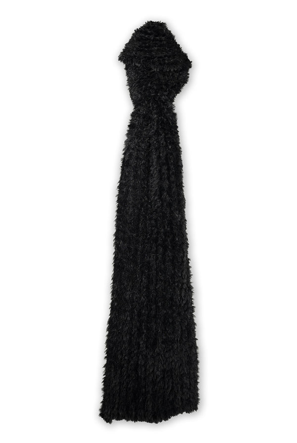Bufanda Faux-Fur Black