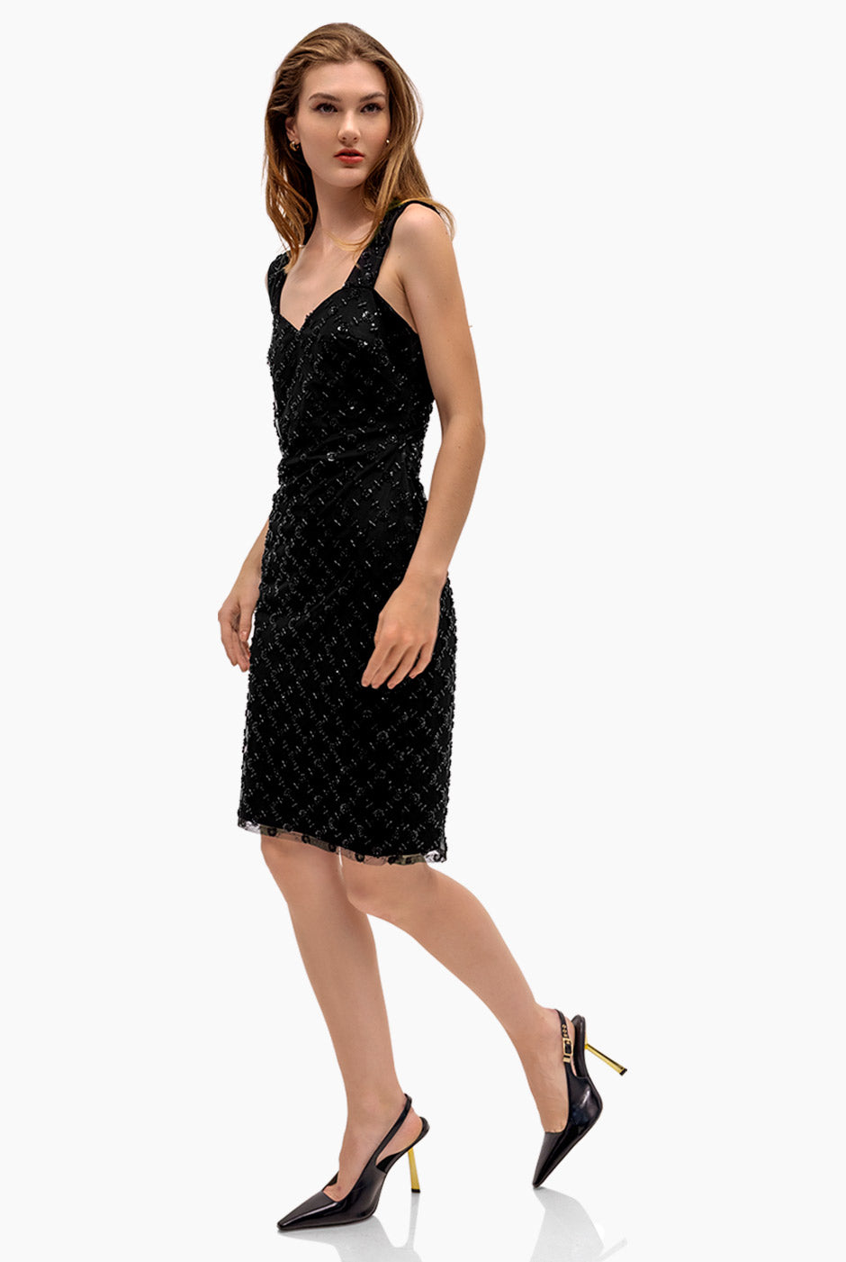 Vestido corto de tirantes