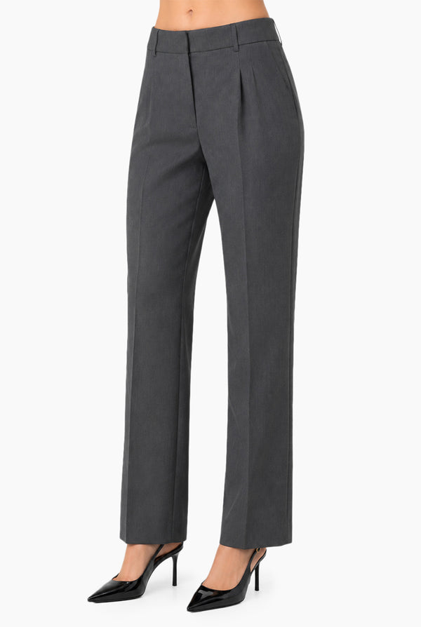 Pantalon amplio sastreado con bolsillos traseros simulados