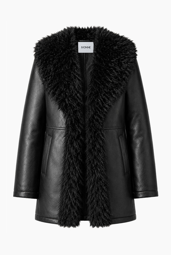 Abrigo PU/Fur