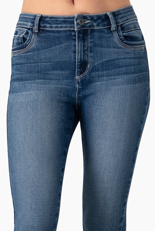 Jeans denim skinny azul