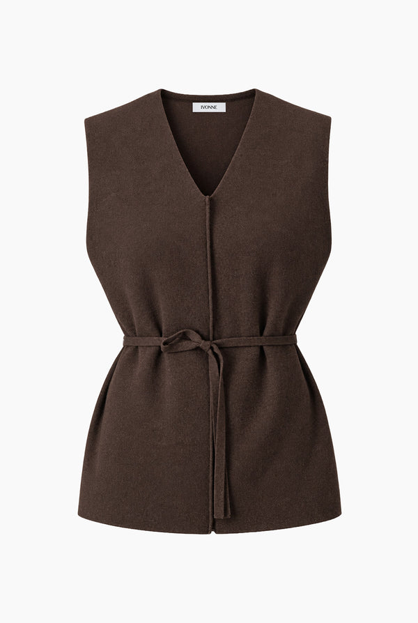 Set chaleco/ pant brown