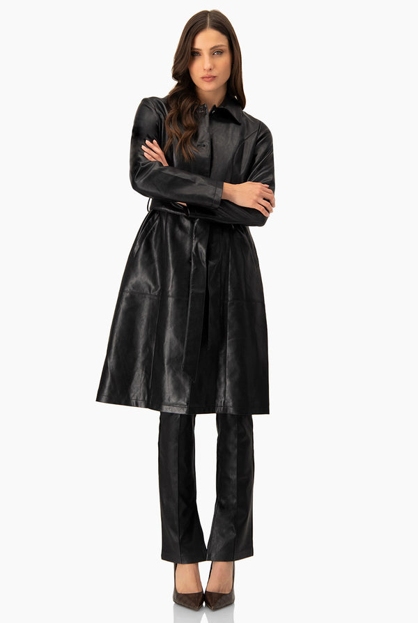 PU Dark Coat
