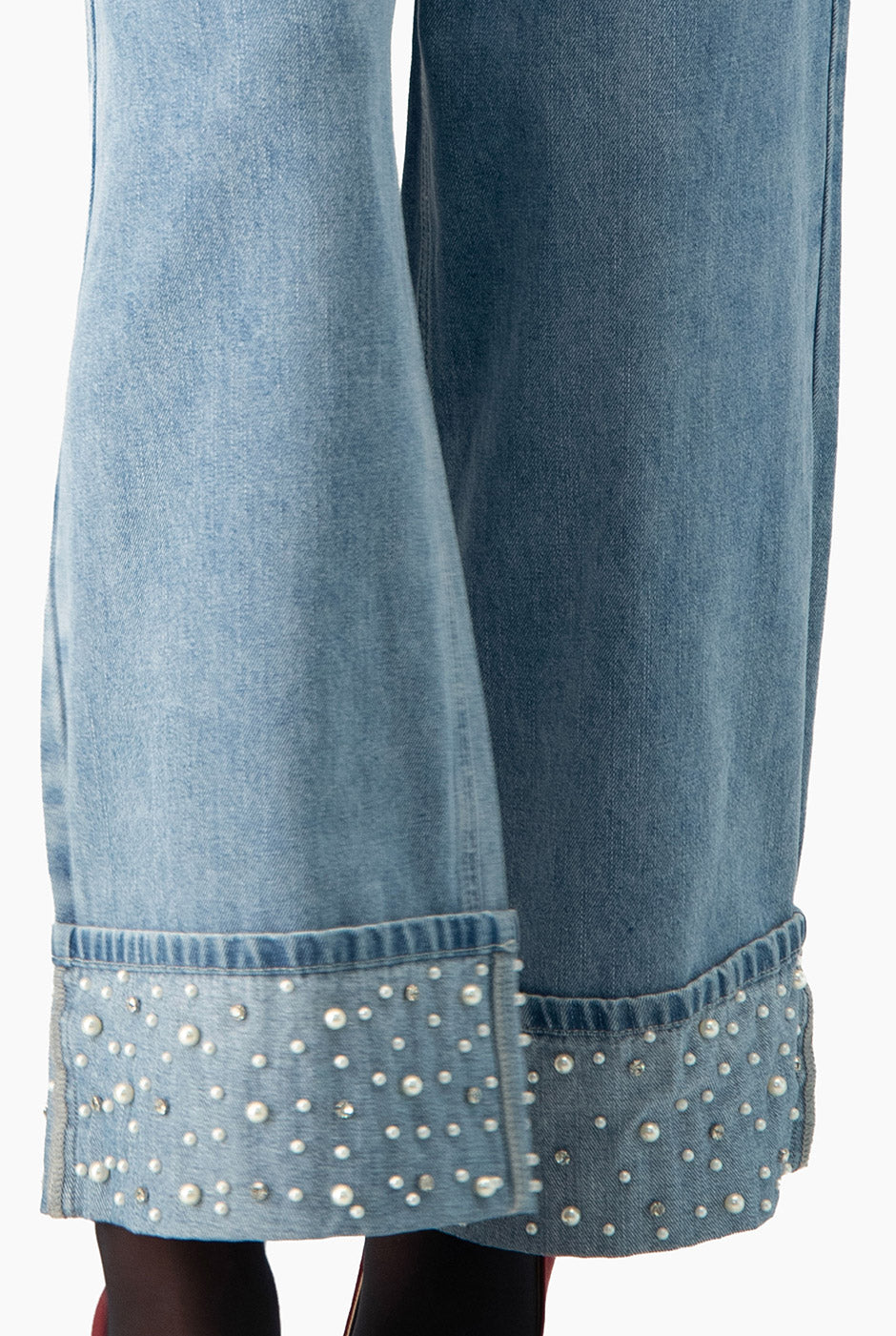 Jeans Ivonne con perlas