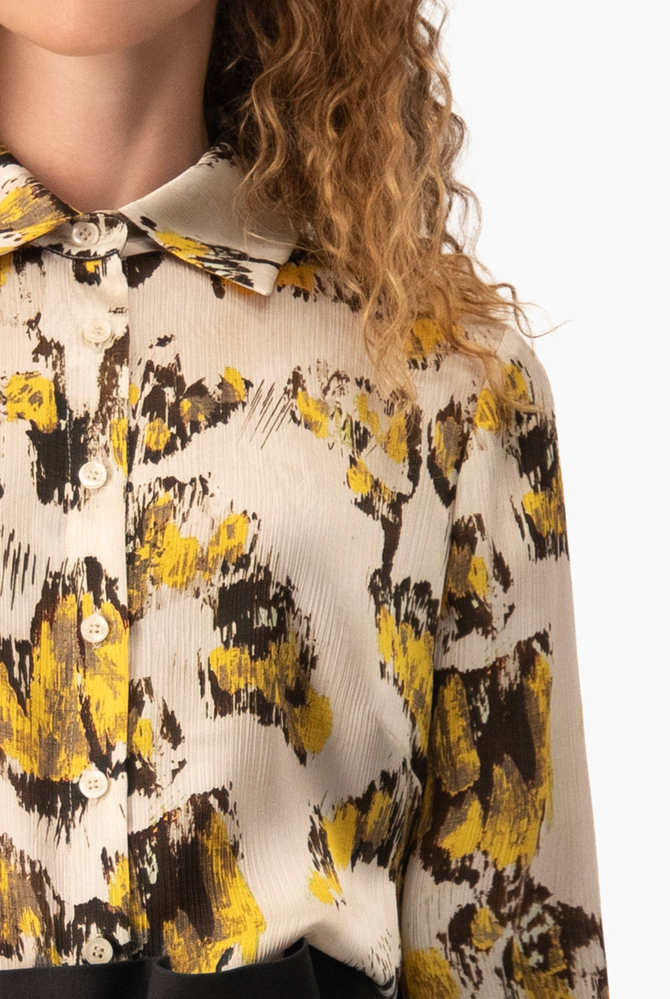 Blusa Ivonne camisera estampada