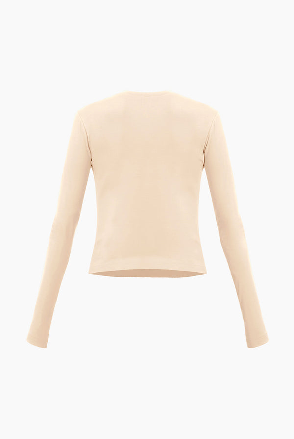 Playera basica lisa manga larga