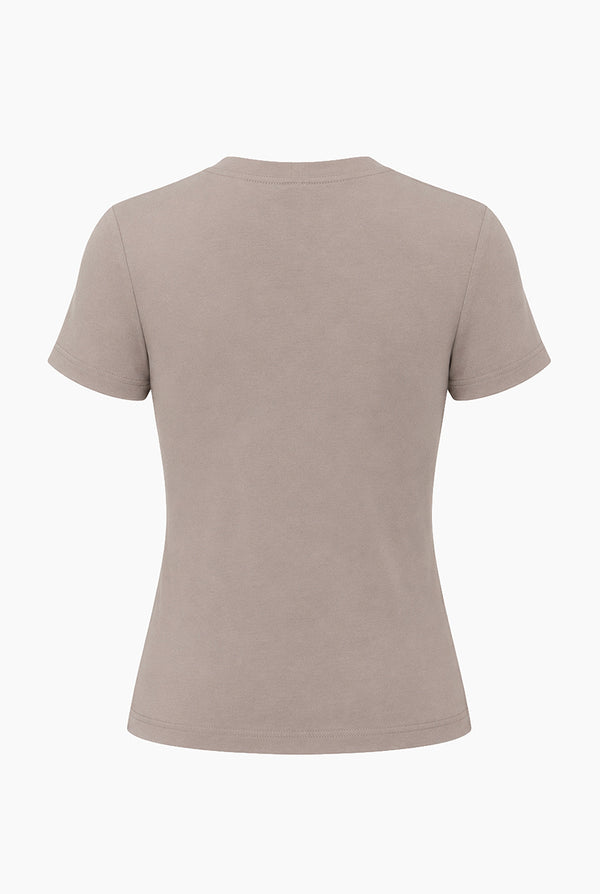 Playera basica manga corta