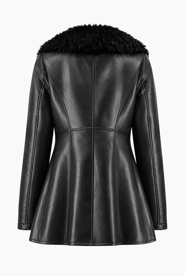 Abrigo PU/Fur