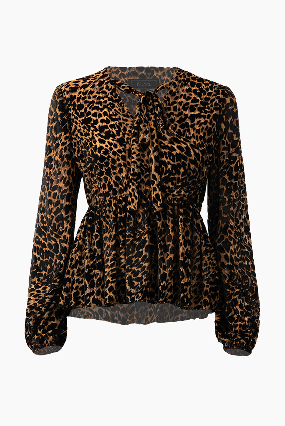 Blusa estampada escote en V